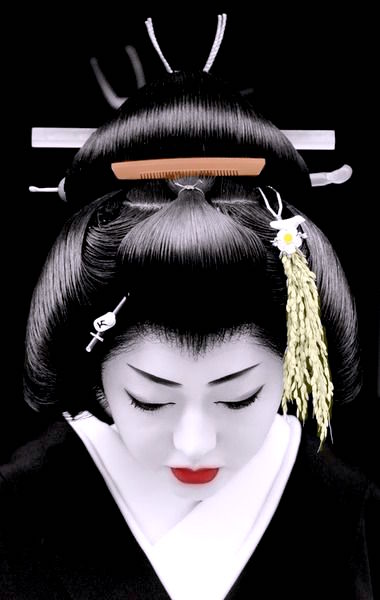 kiểu tóc geisha