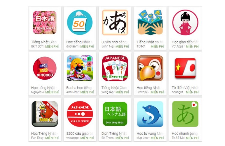 Top 10 App học tiếng Nhật trên điện thoại miễn phí