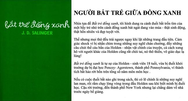 Sách Bắt Trẻ Đồng Xanh PDF Ebook