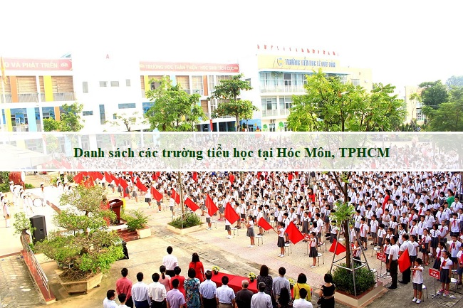 Danh sách các trường tiểu học tại Hóc Môn, TPHCM mới nhất 2024