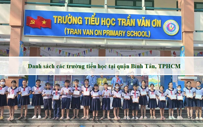 Danh sách các trường tiểu học tại quận Bình Tân, TPHCM