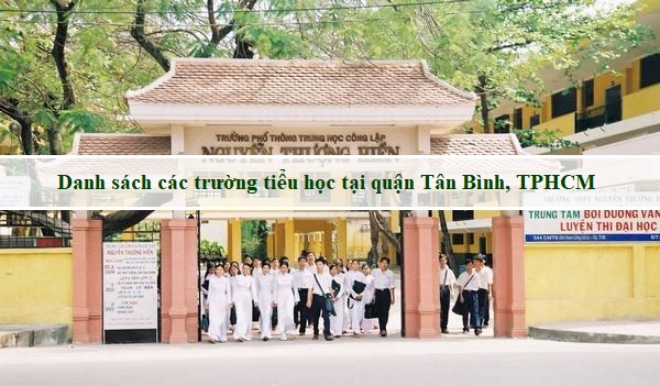 Danh sách các trường tiểu học tại quận Tân Bình, TPHCM