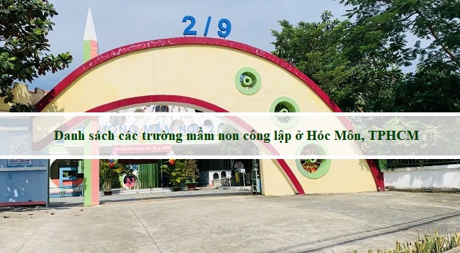 Danh sách các trường mầm non công lập ở Hóc Môn, TPHCM